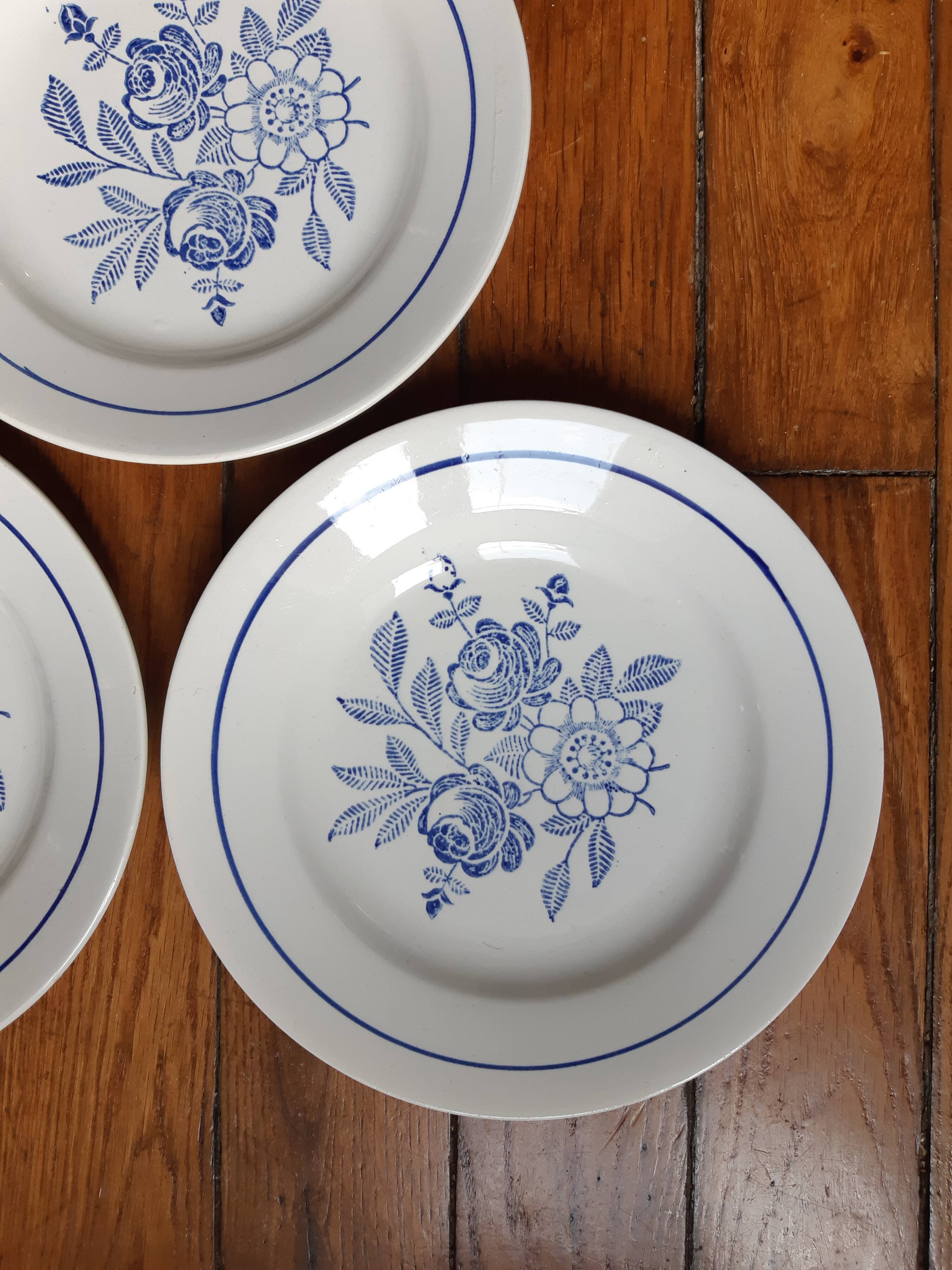 Set of 3 plates saint amand