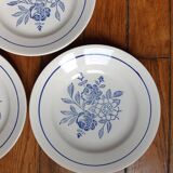 Set of 3 plates saint amand