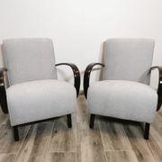 Fauteuils de Jindrich Halabala, années 1940, Set de 2