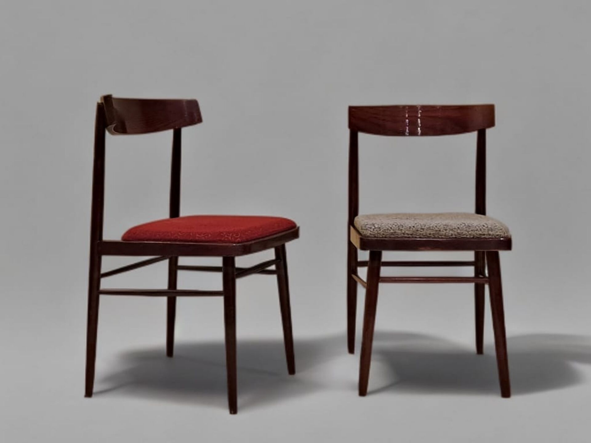 Pair of TON chairs, Czechoslovak vintage 1970s