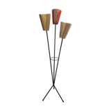 Lampadaire à 3 bras tripode vintage années 50/60