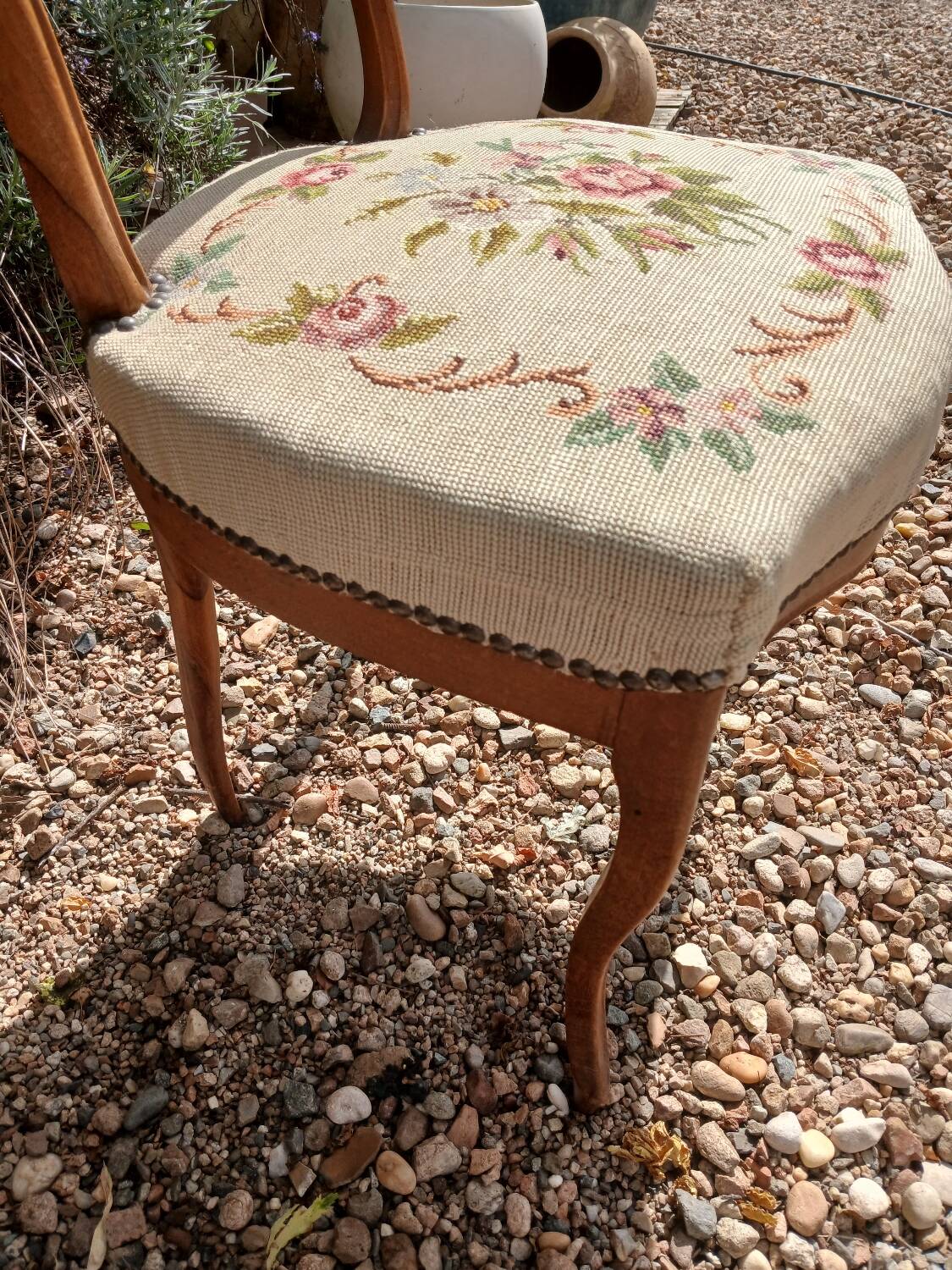 Antique upholstered chair