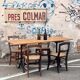 Table bistrot ancienne  pieds fonte