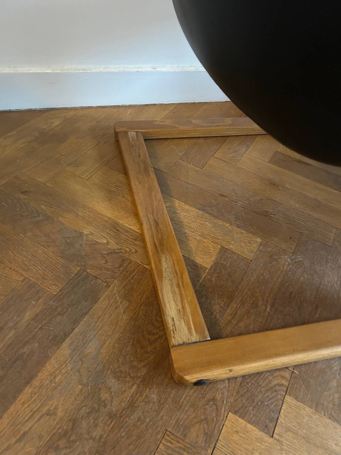 Teak and Skai Armchair