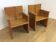 Paire de fauteuils art déco en chêne massif