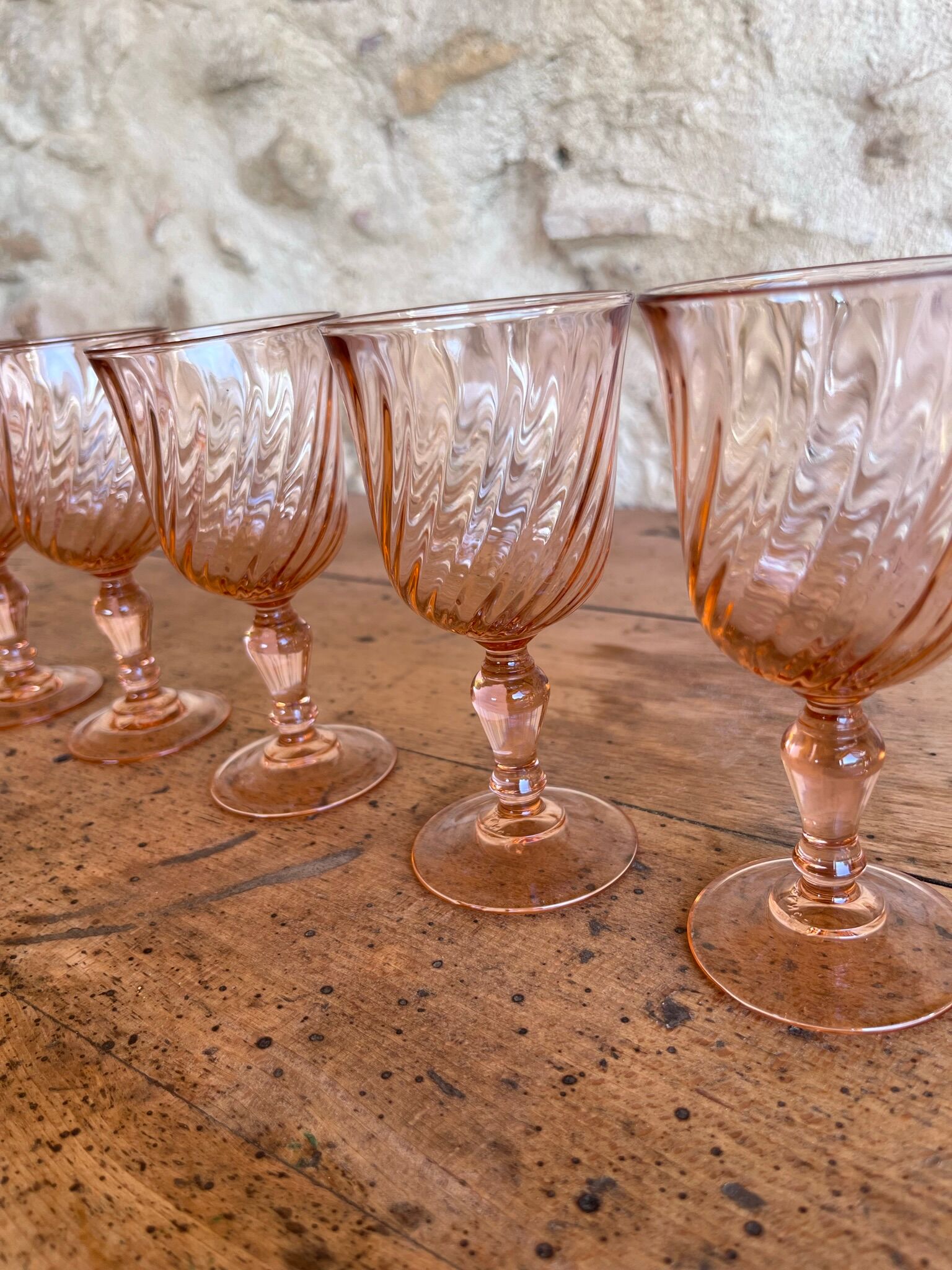 6 verres à apéritif Rosaline