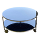 Strind Scandinavian coffee table in black glass by Ehlen Johansson for Ikea