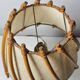 Vintage table lamp by Louis Sognot in wicker/bamboo - 1950s/60s