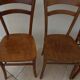 4 Lutherrma brand bistro chairs in their patinas – Very good condition