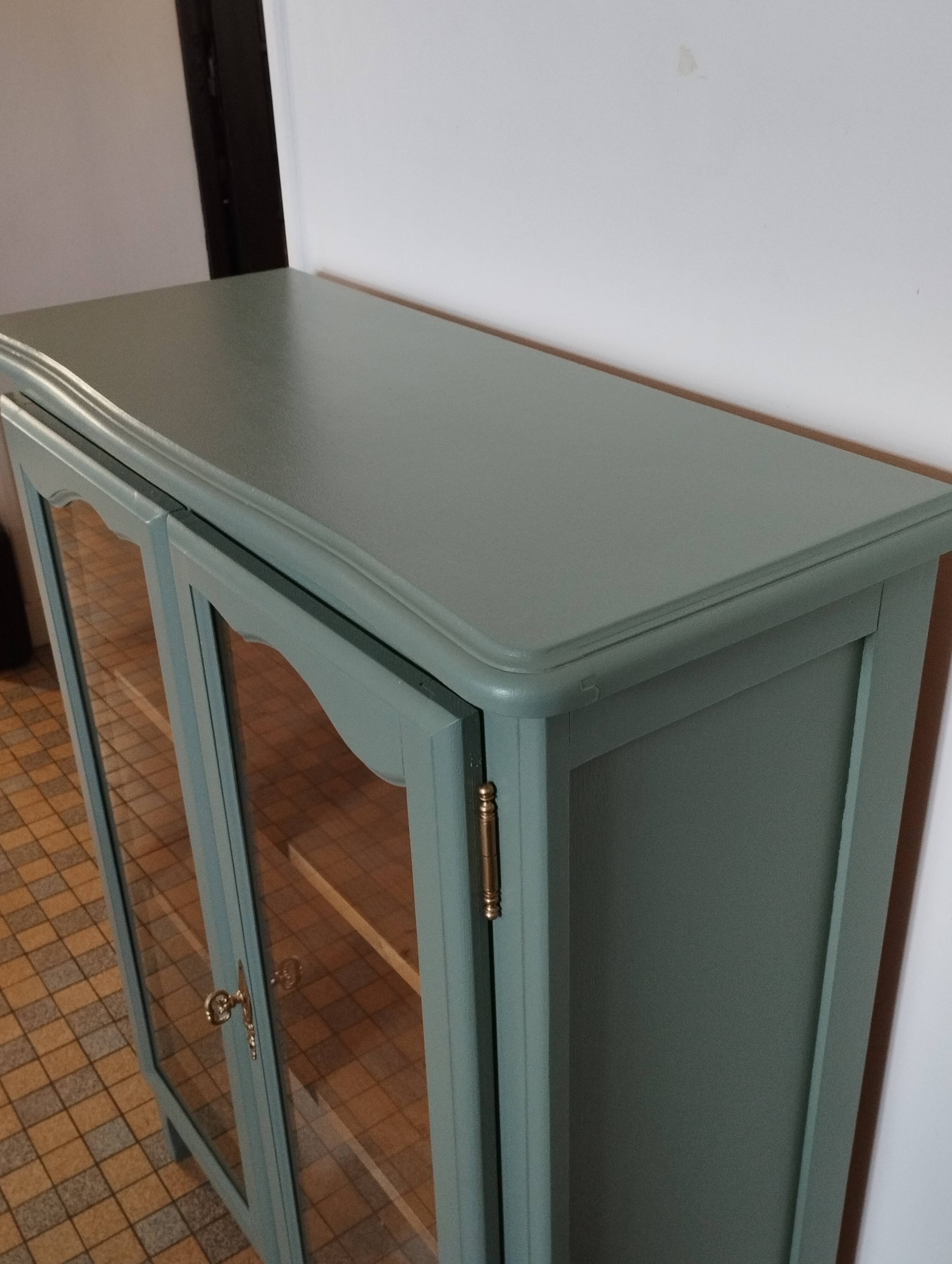 Vintage library display case