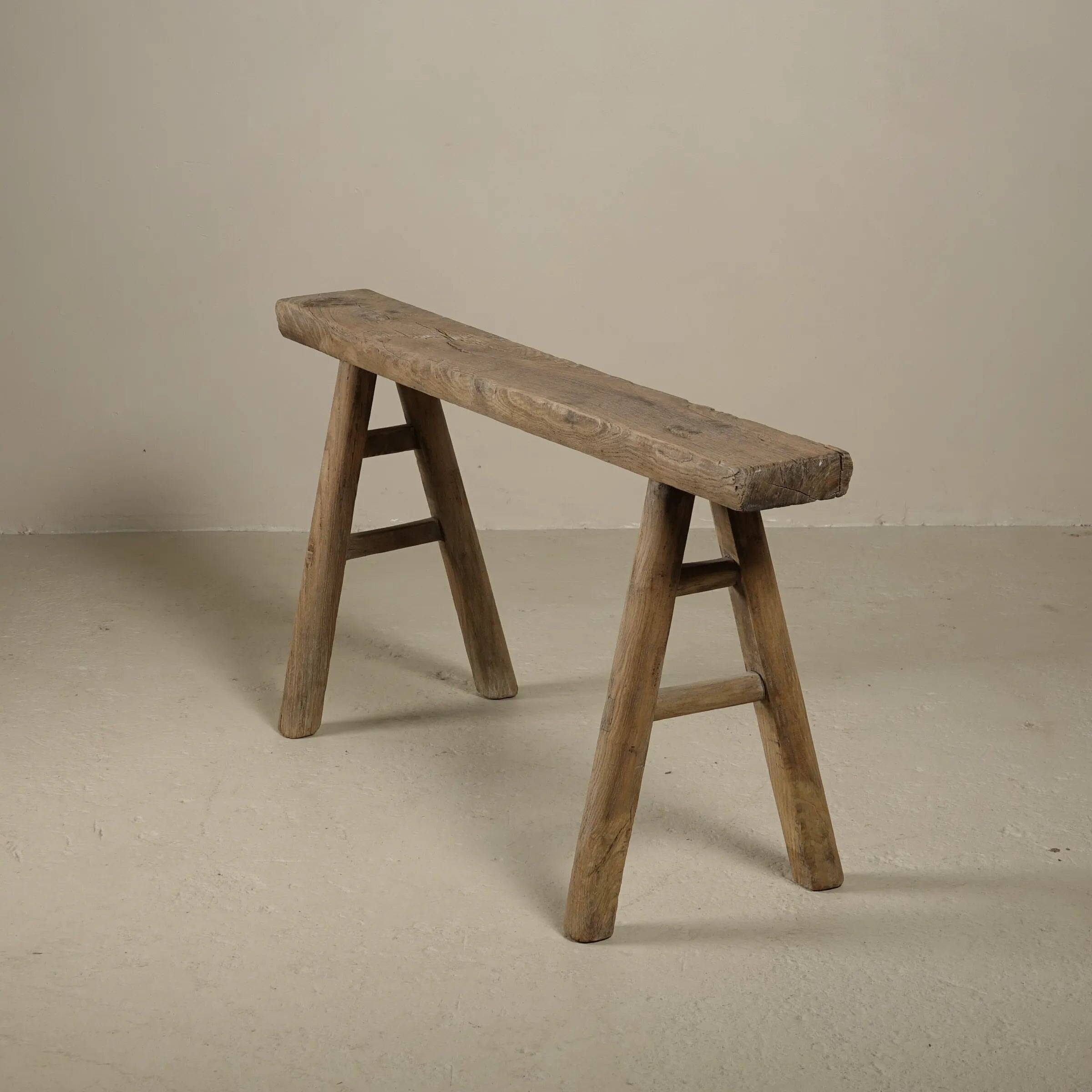 Yun - Antique Chinese Elm Bench No. 3