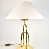 Lampe de table vintage rare en laiton
