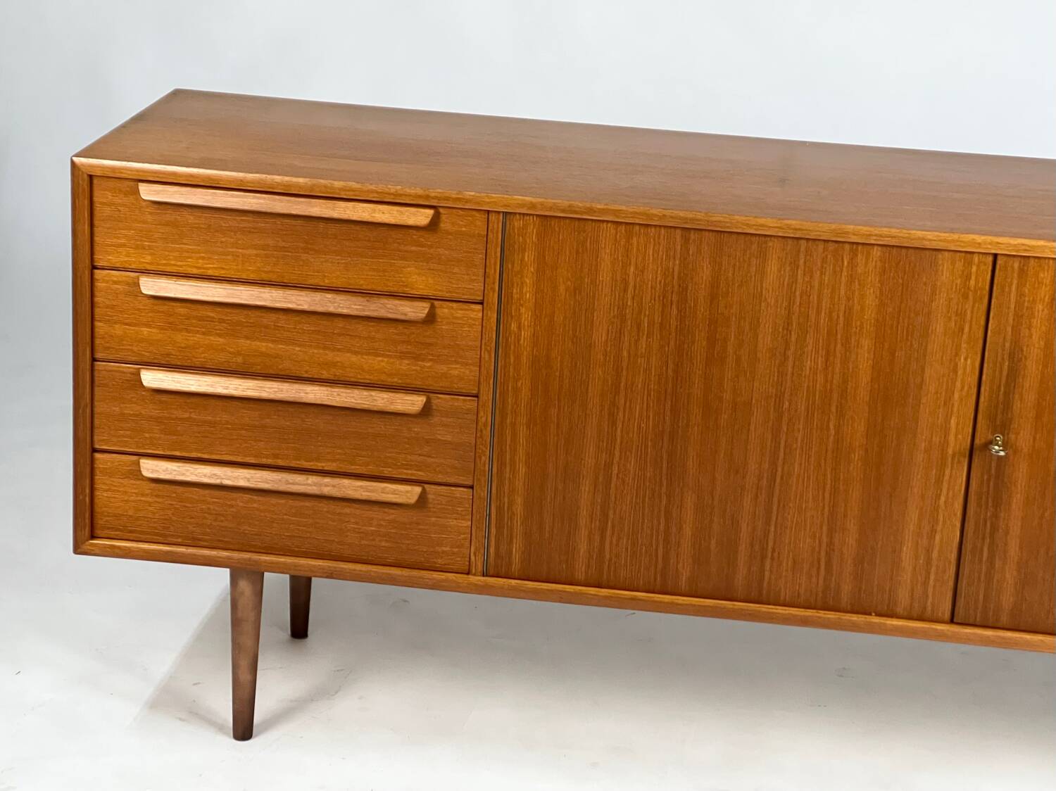 Mid-century teak sideboard WK Möbel 60s vintage