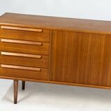 Mid-century teak sideboard WK Möbel 60s vintage