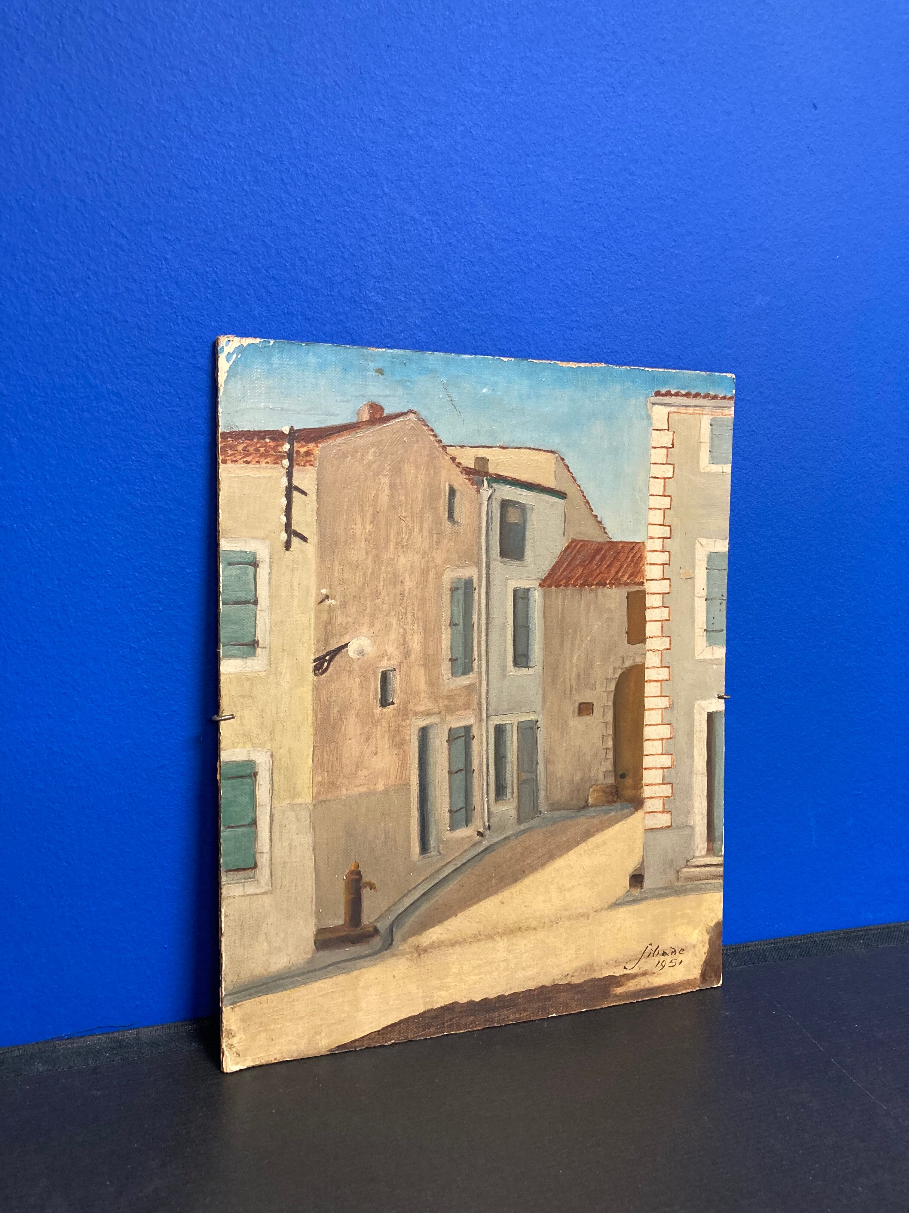 Huile sur panneau