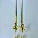 Pair of Wall Candle holder Skultuna Sweden 1970 Pierre Forsell 1607 vintage