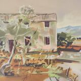 Provence by G. Cheyssial signed 110 x 79 cm