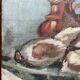 HSP painting Still life with oysters and lemon signed (to be deciphered) early X