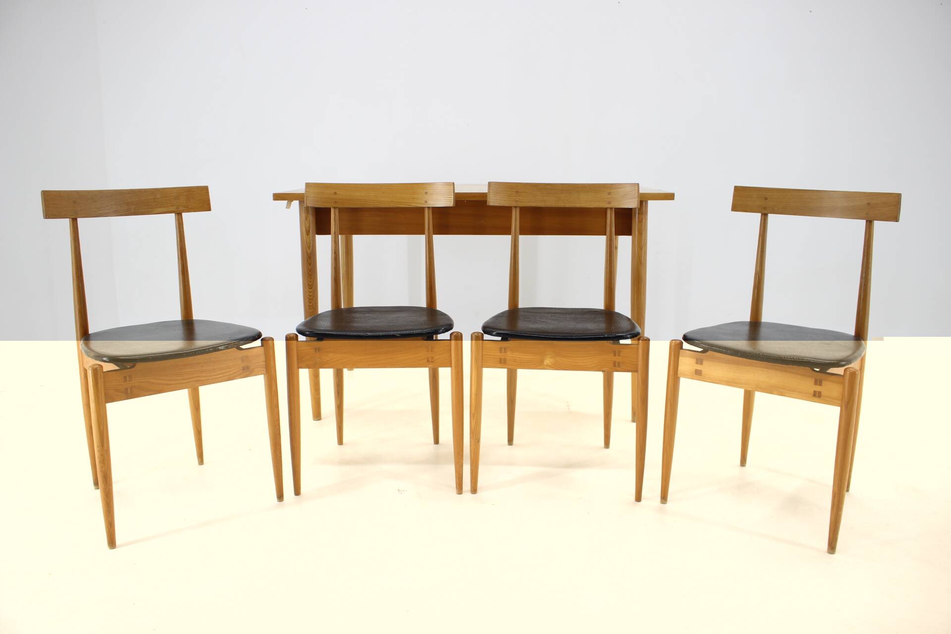 1960s Rare Alan Fuchs Dining Set by ULUV, Czechoslovakia