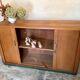Mid century vintage sliding door line