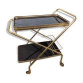 Foldable vintage bar trolley