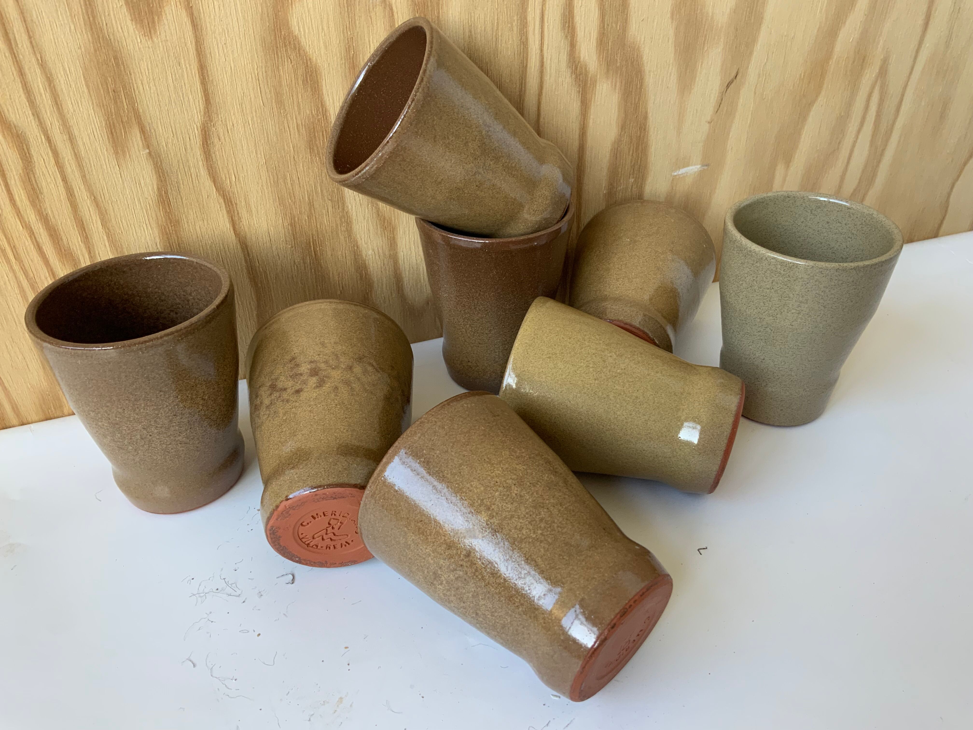 Sandstone cups