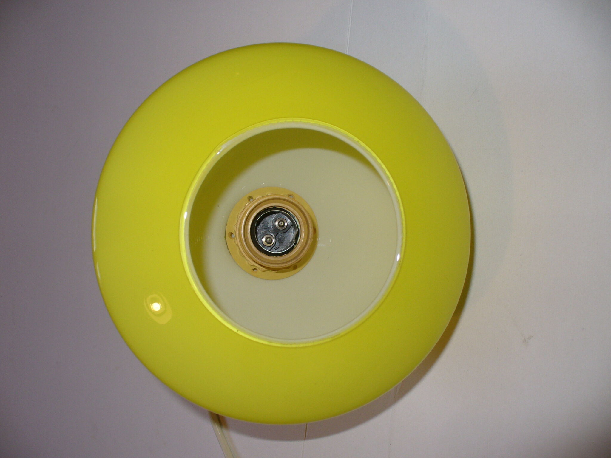 Opaline hanging lamp from the 60/70