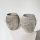 Pair of cement planters, 1900