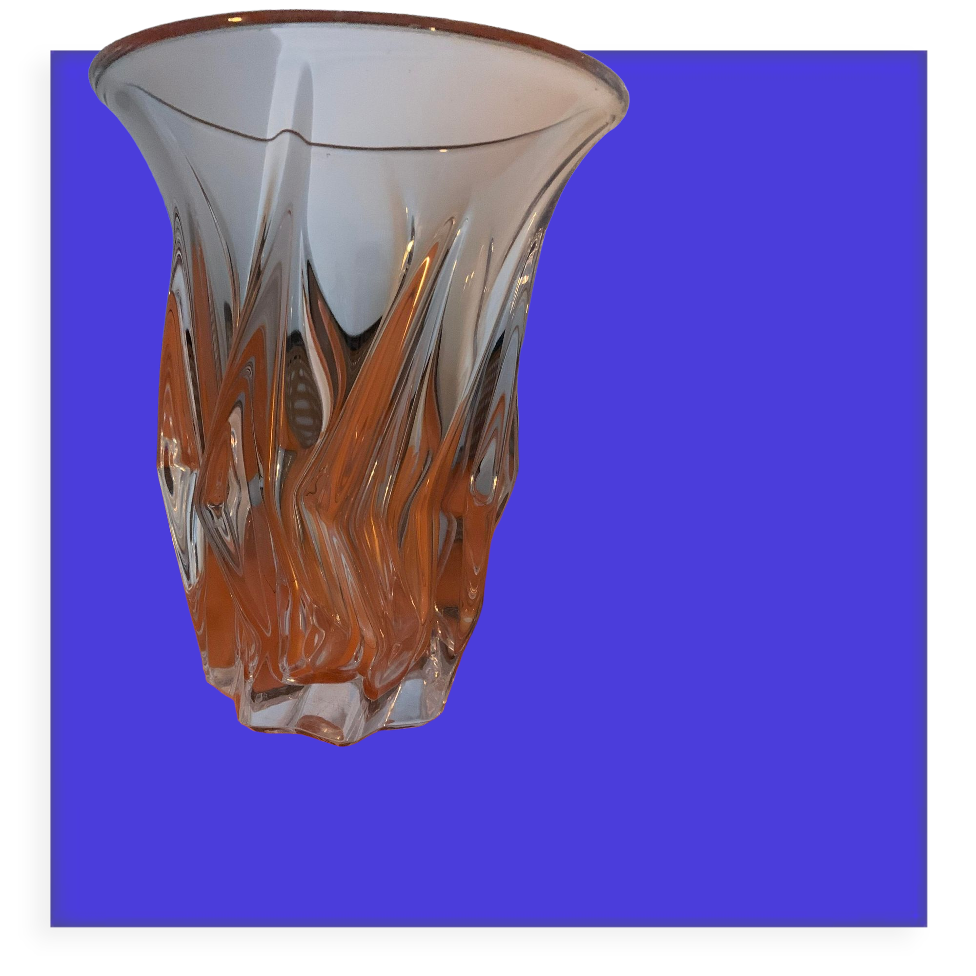 Art Deco glass vase