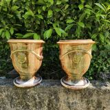 Pair of boisset planters in Anduze