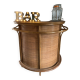 Bar rotin vintage