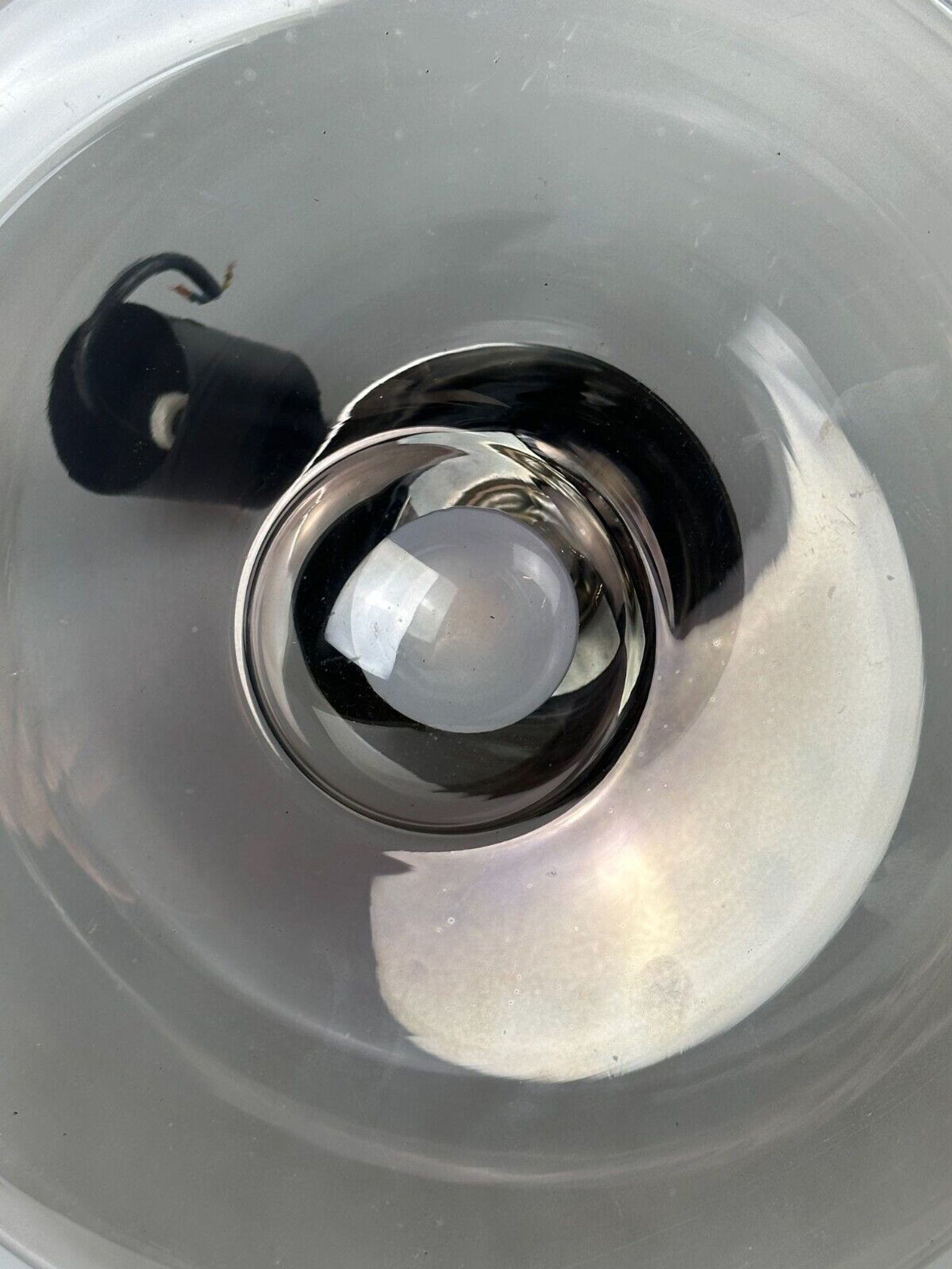 60s 70s lamp light ceiling lamp Limburg Germany glass space age design