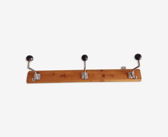 Porte manteau à trois têtes vintage années 50/60