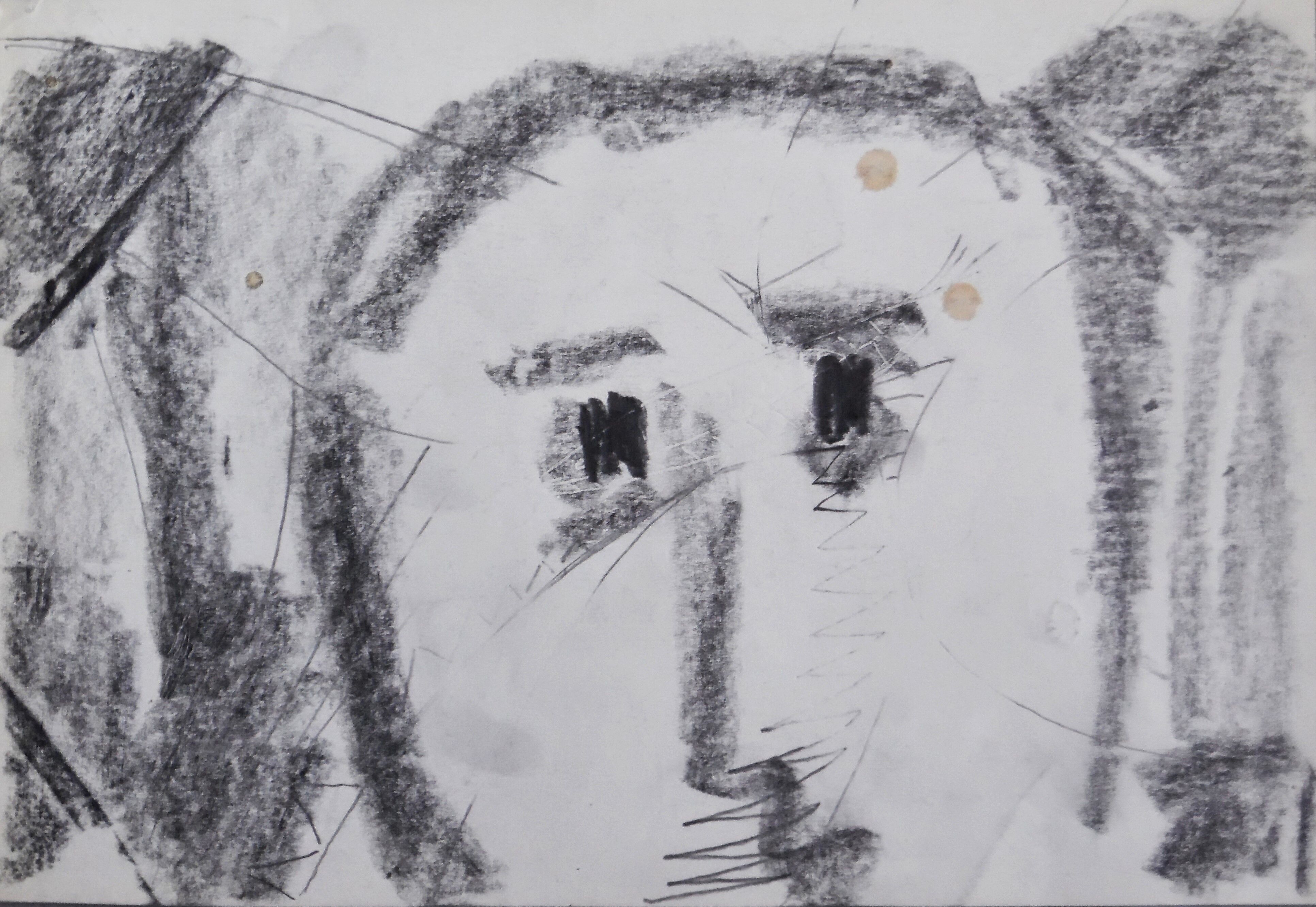 Original abstract drawings by KLAAS BOONSTRA