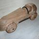 Voiture de course en bois