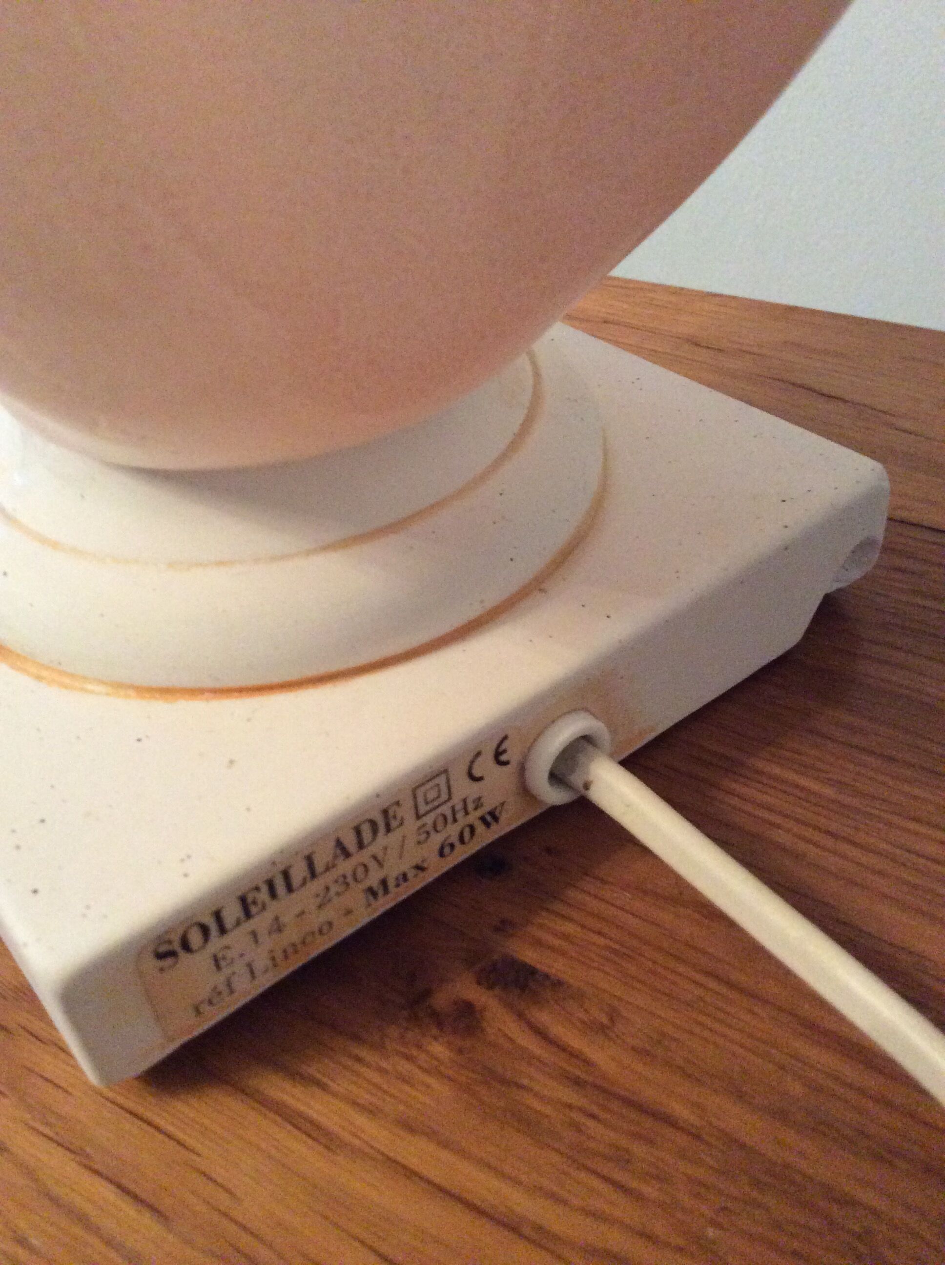 Vintage Soleillade handkerchief lamp from the 80s