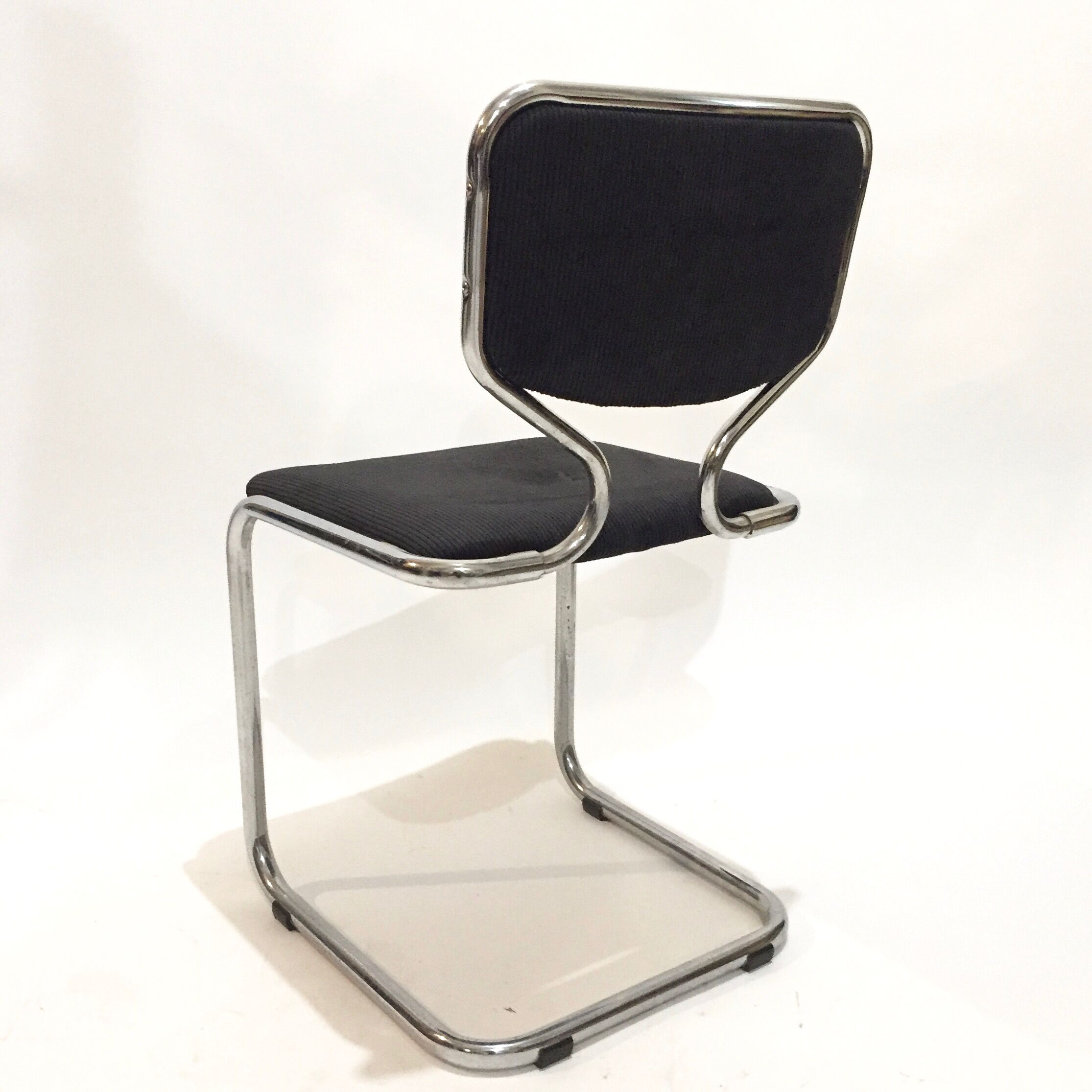 Pair of reupholstered 70s chairs