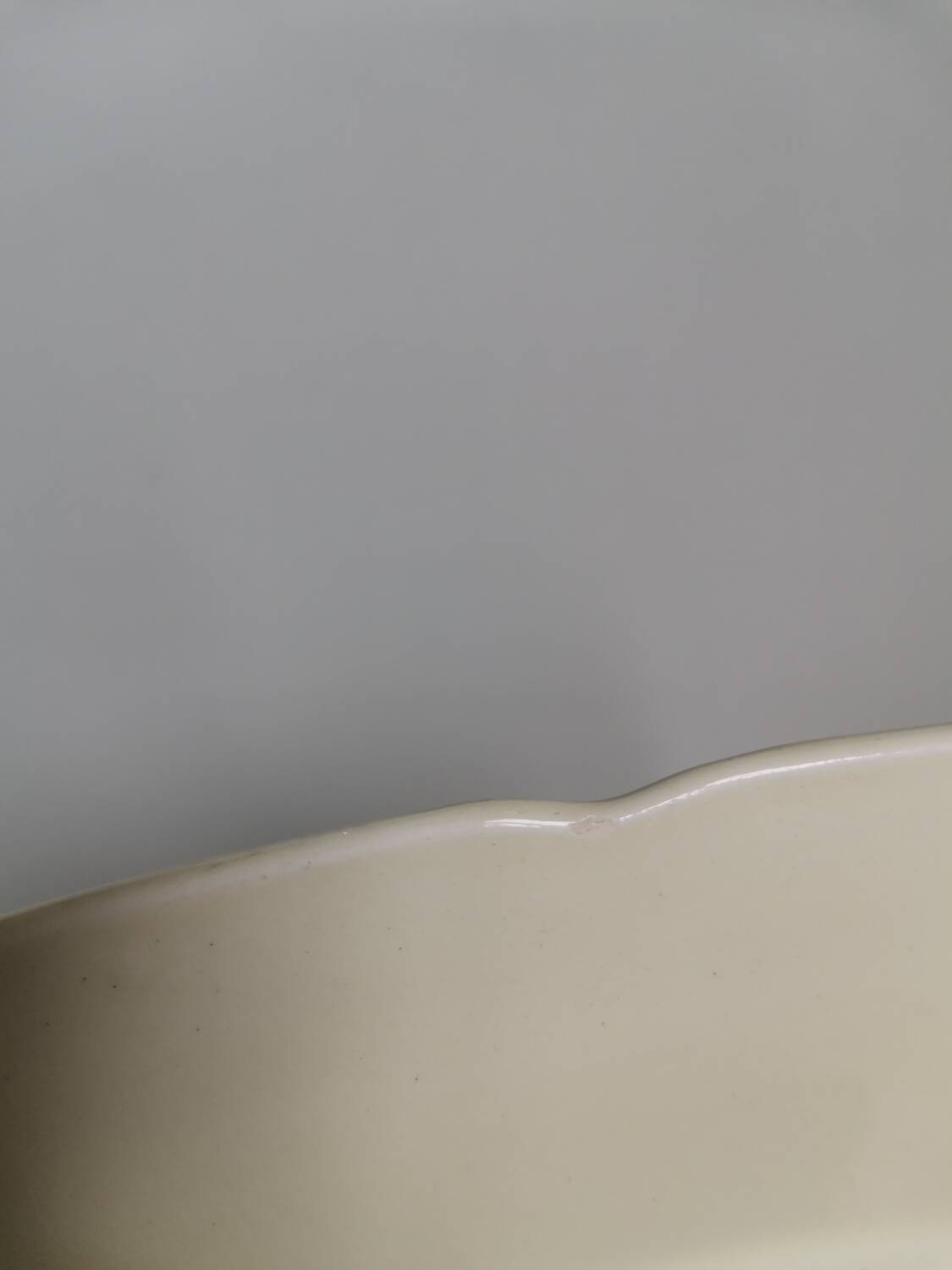 Plat assiette rectangle vintage salin France écailles Chambord motif géométrique