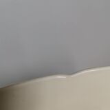 Plat assiette rectangle vintage salin France écailles Chambord motif géométrique