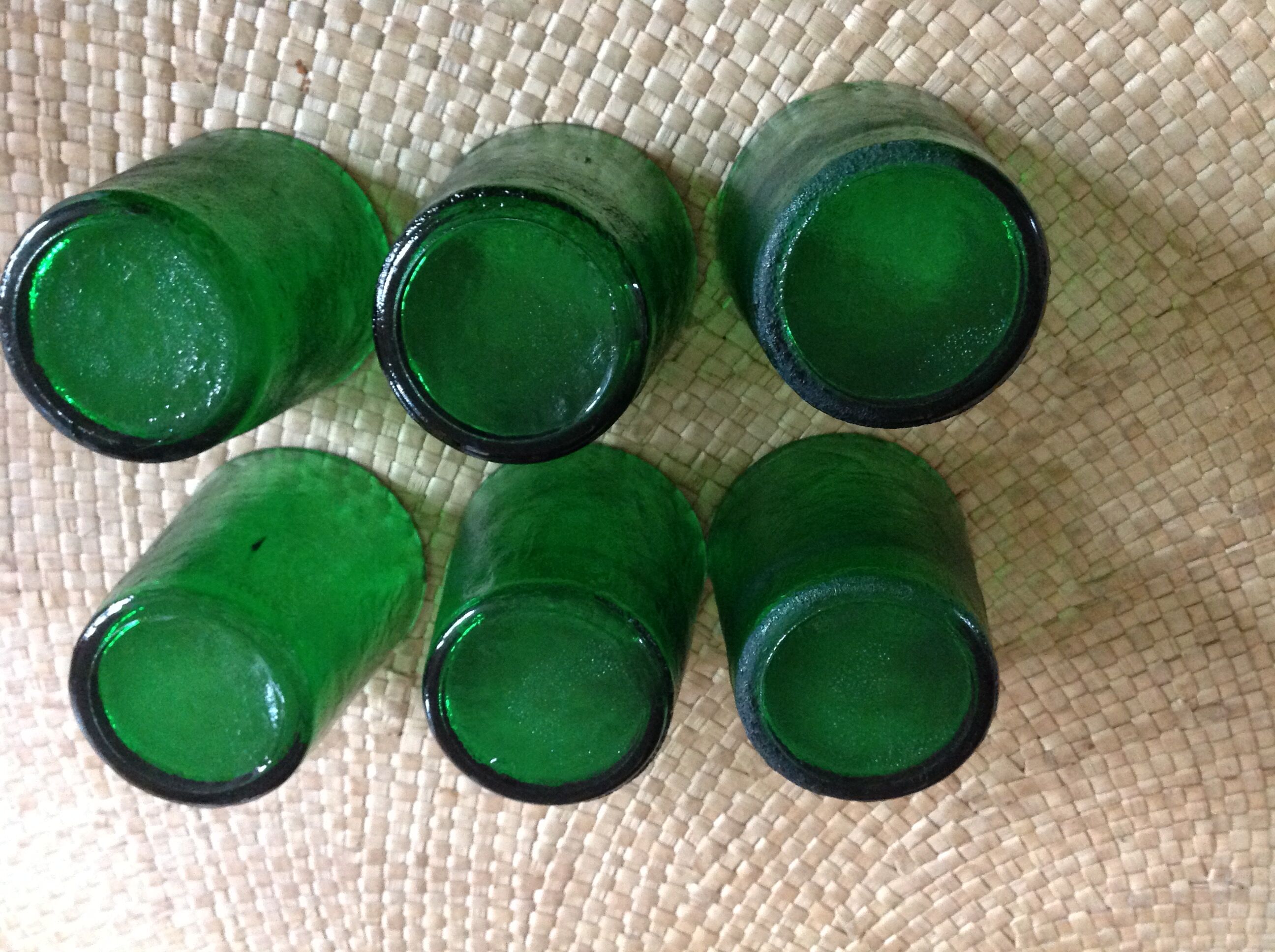 Série de 6 verres vintage