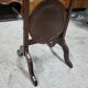 Folding mahogany cake stand
