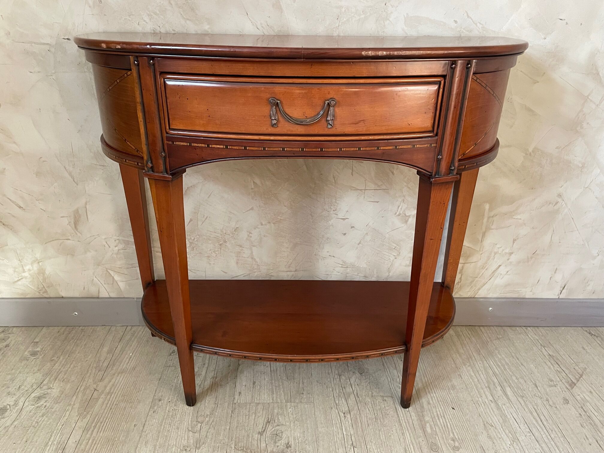 Half-moon console
