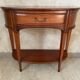 Half-moon console