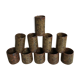 Lot de  10 tasses en grès