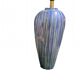 Blue ceramic table lamp base