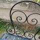 Beau banc de jardin en fer ancien
