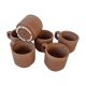 Lot de 6 tasses en grès