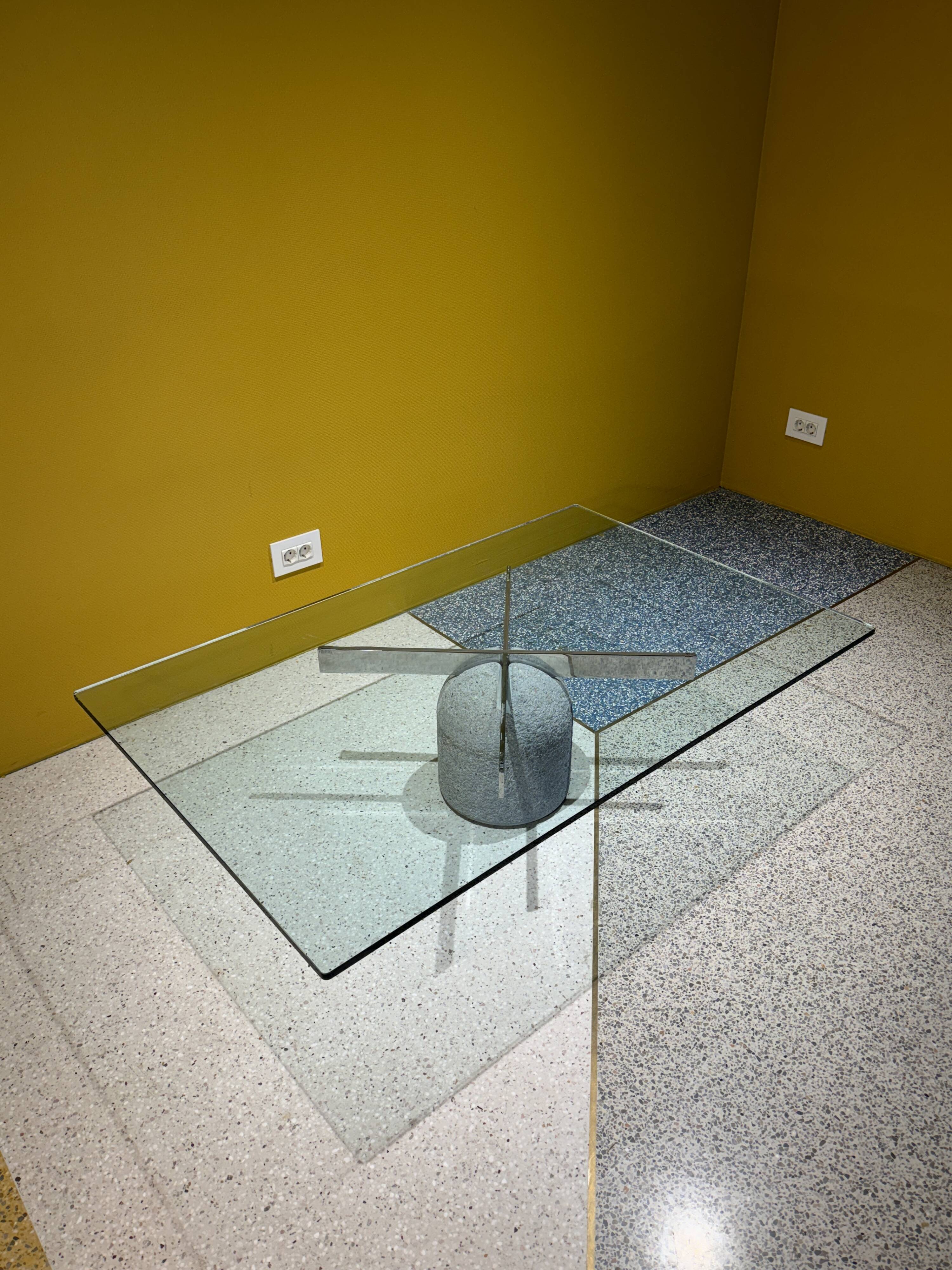 Paracarro Coffee Table By Giovanni Offredi For Saporiti, Italy, 1970's