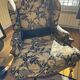 Louis IV armchair - Prelle silk factory