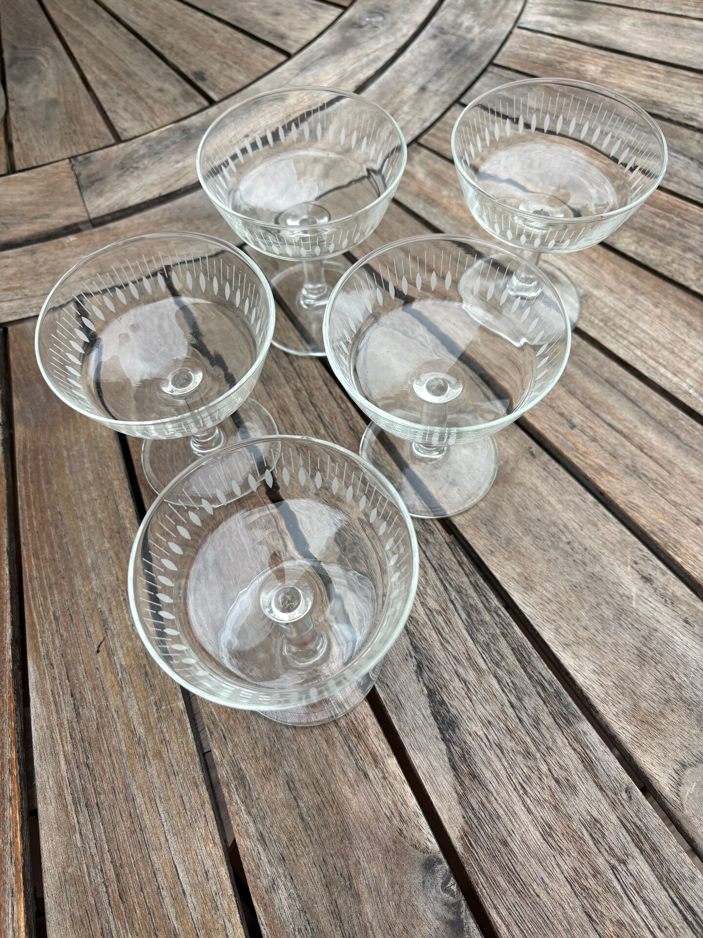 Coupe à champagne vintage